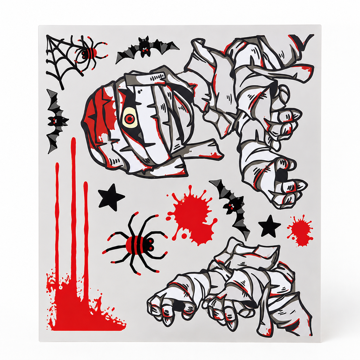 Halloween Static Window Cling Stickers
