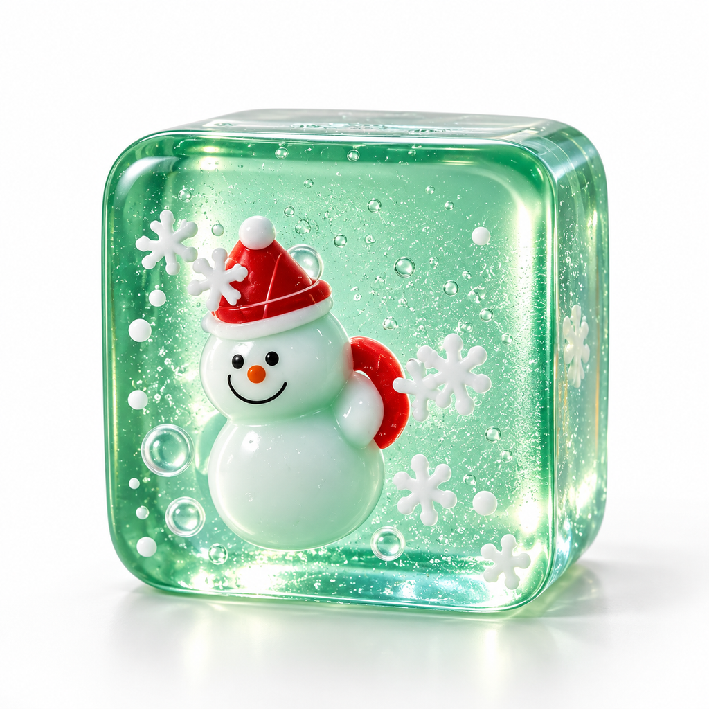 Seasonal Cube Squeeze Toy
