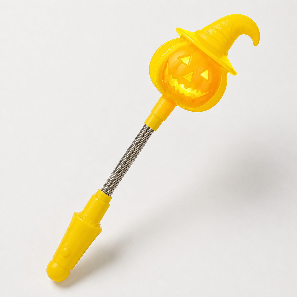 Light-Up Halloween Pumpkin and Ghost Wand