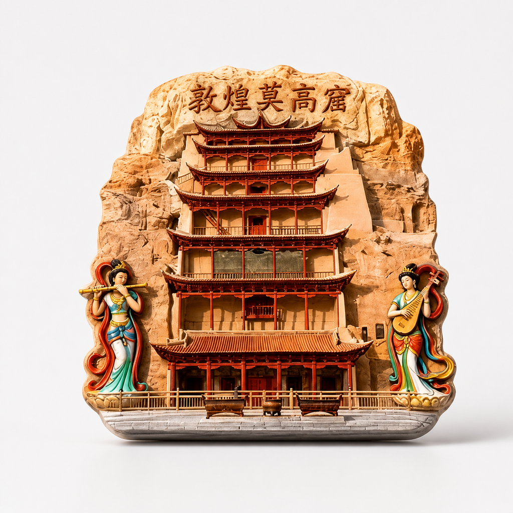 Dunhuang 3D Resin Fridge Magnet