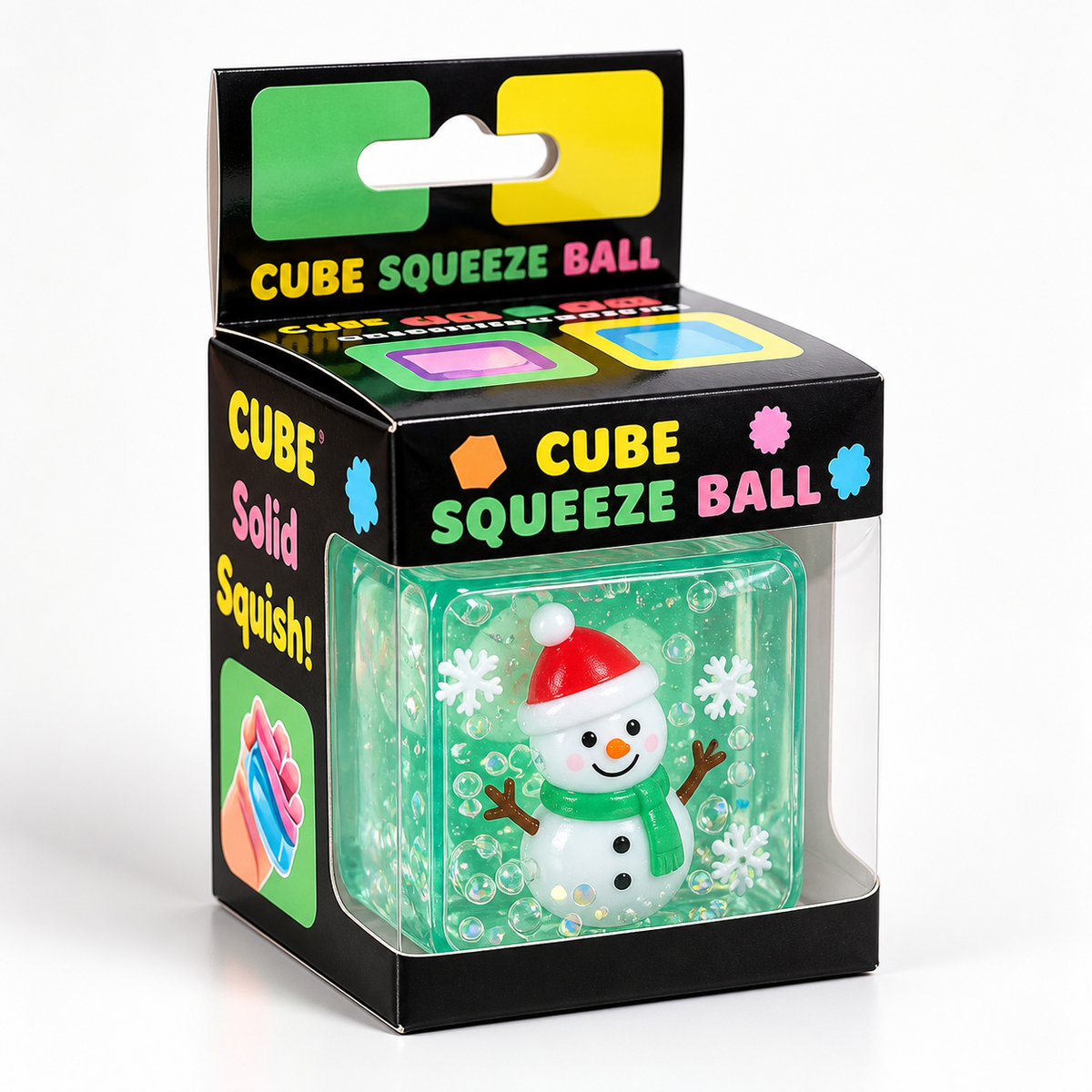 Seasonal Cube Squeeze Toy