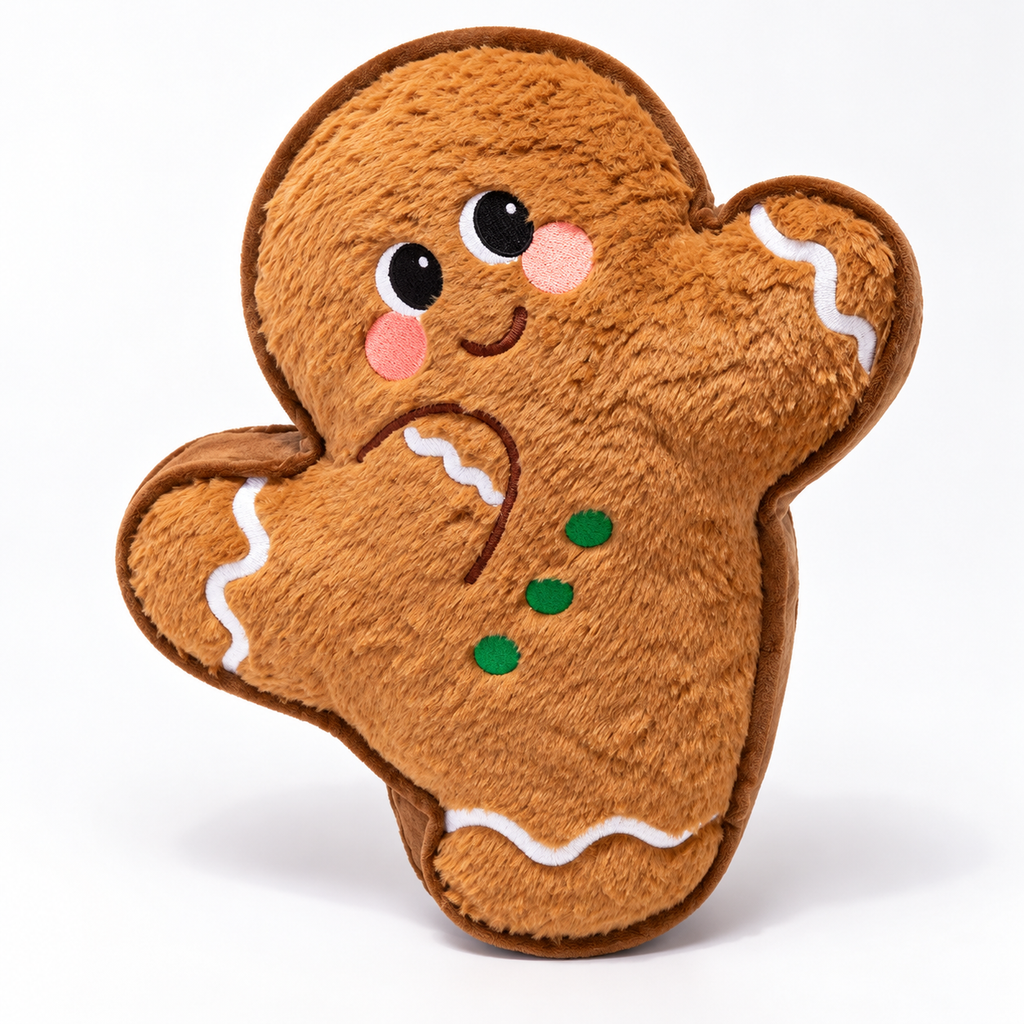 Gingerbread-Themed Plush Cushion Collection