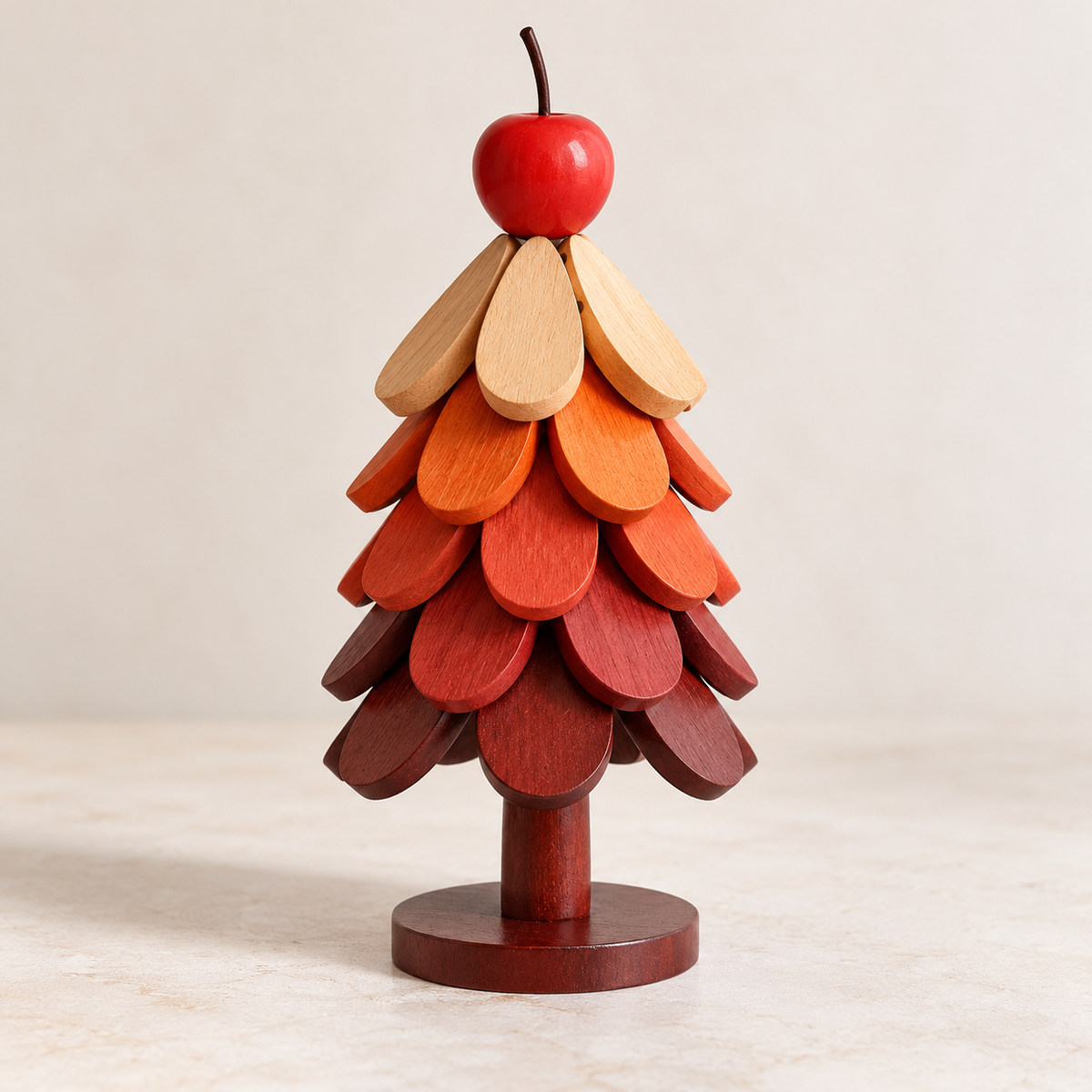 Christmas Tree Trivet Set with Display Stand