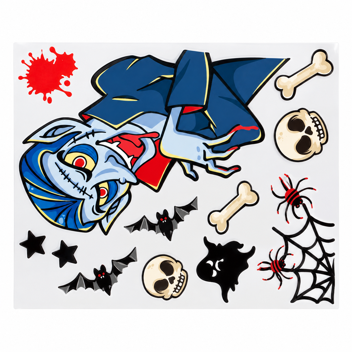 Halloween Static Window Cling Stickers