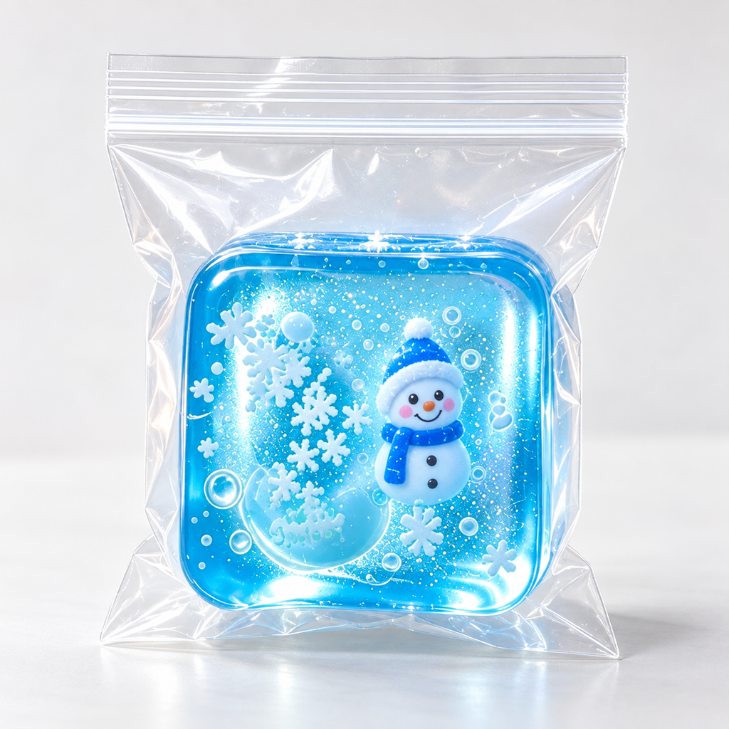 Seasonal Cube Squeeze Toy