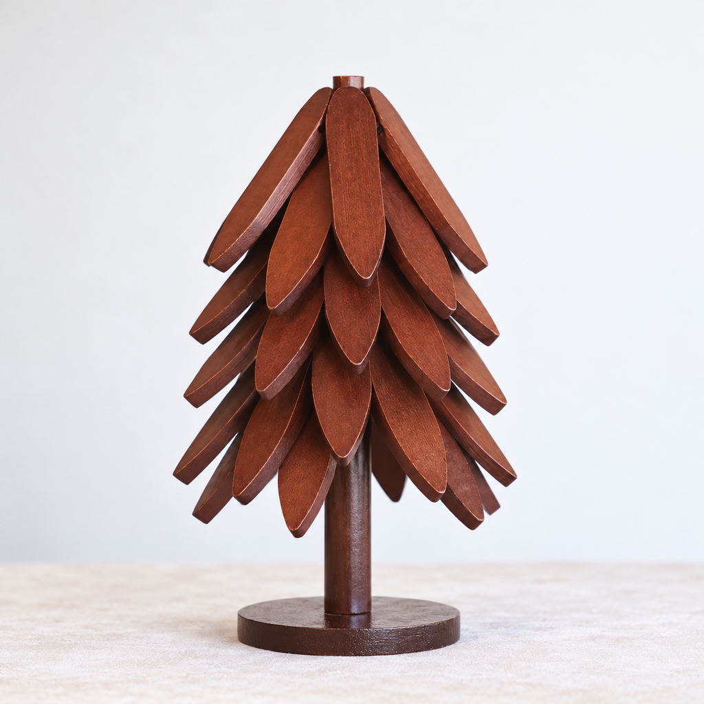 Willow Leaf Tree Trivet Set with Stand
