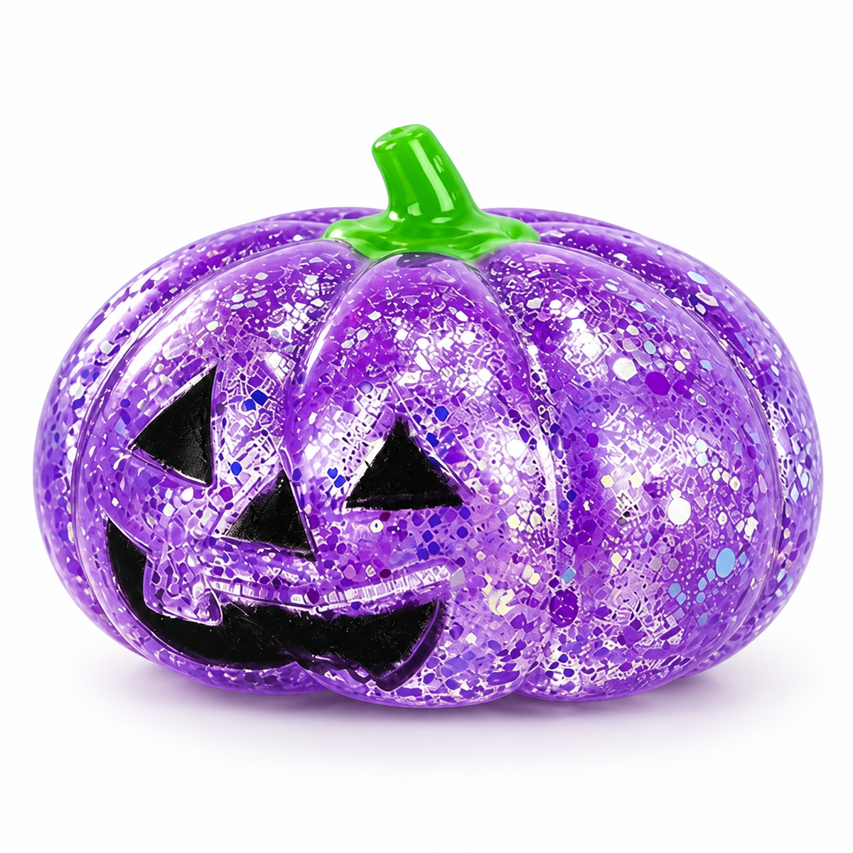 Halloween Ghost & Pumpkin Glitter Squeeze Toy