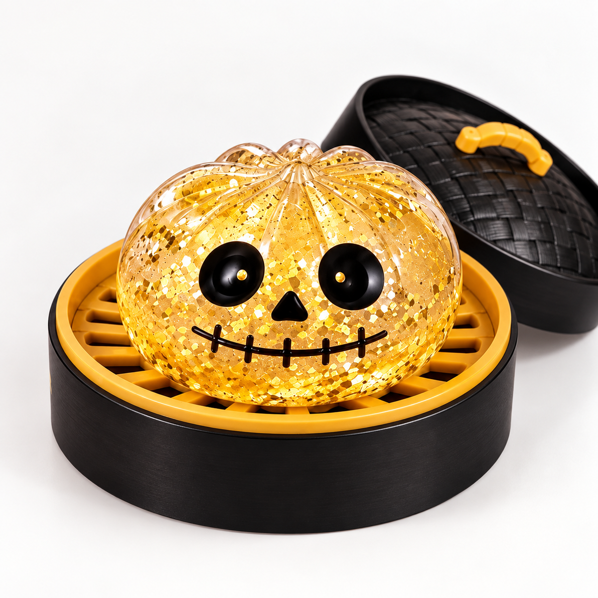 Halloween Dumpling Squeeze Toy with Display Steamer