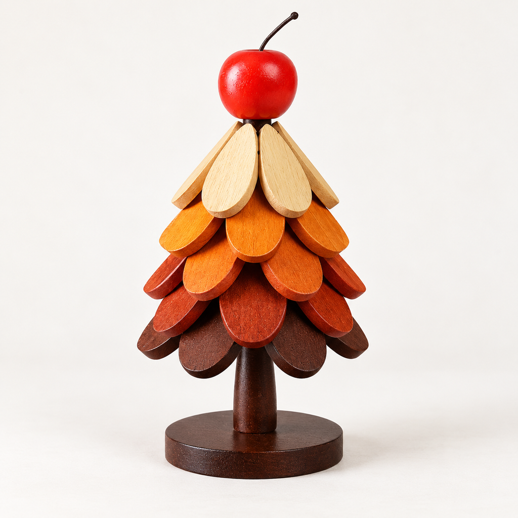 Christmas Tree Trivet Set with Display Stand