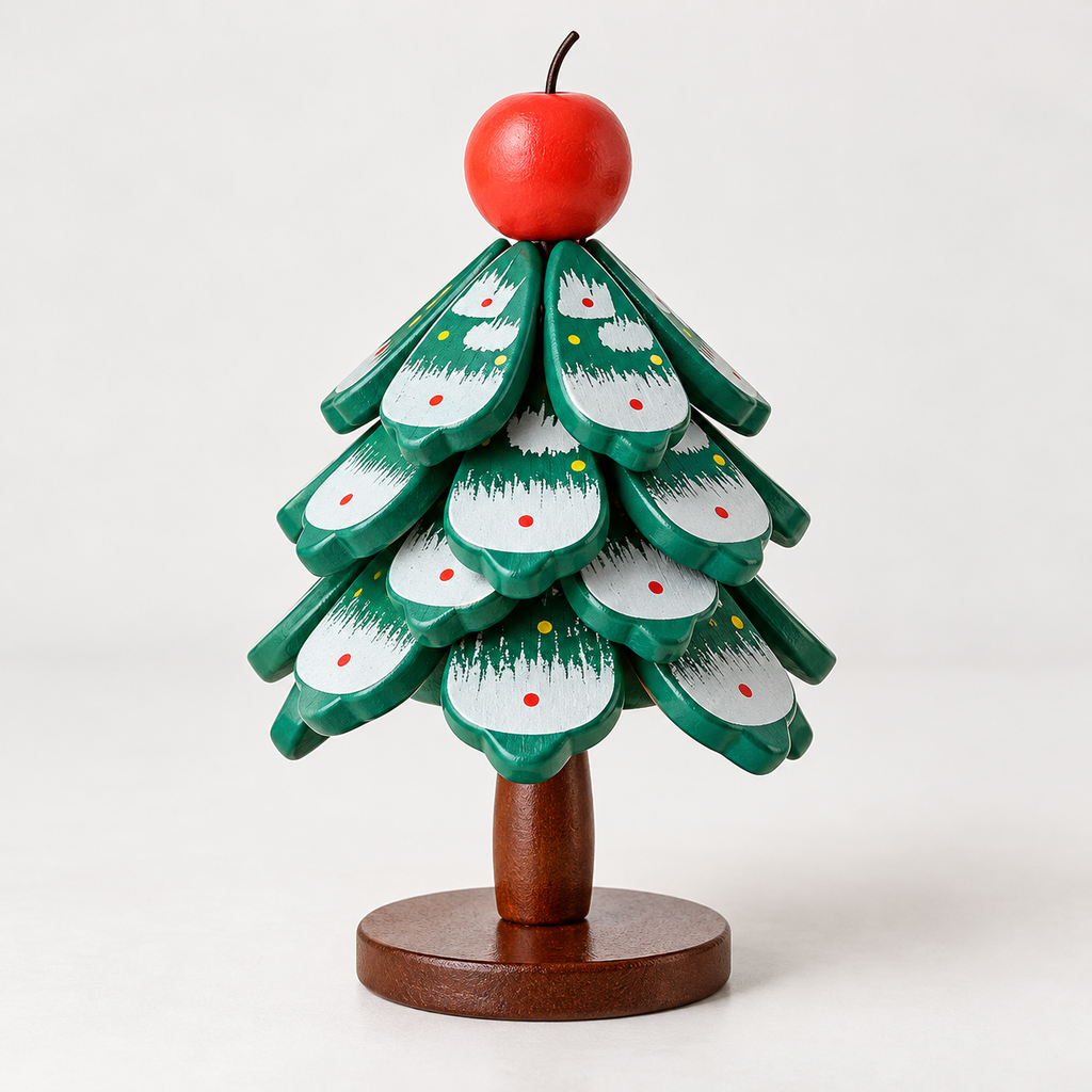 Christmas Tree Trivet Set with Display Stand