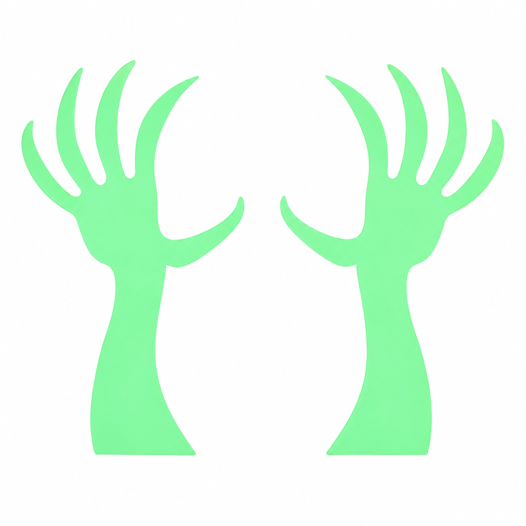 Glow-in-the-Dark Halloween Wall and Window Stickers