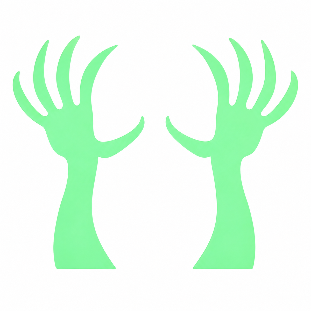 Glow-in-the-Dark Halloween Wall and Window Stickers