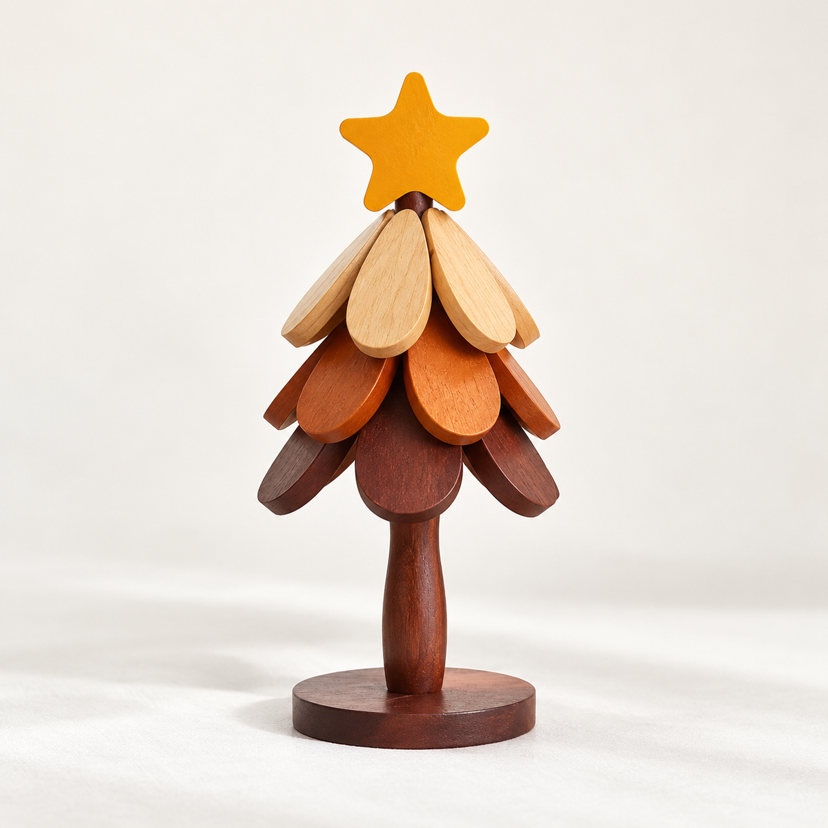 Christmas Tree Trivet Set with Display Stand