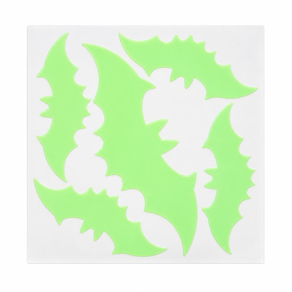 Glow-in-the-Dark Halloween Wall and Window Stickers