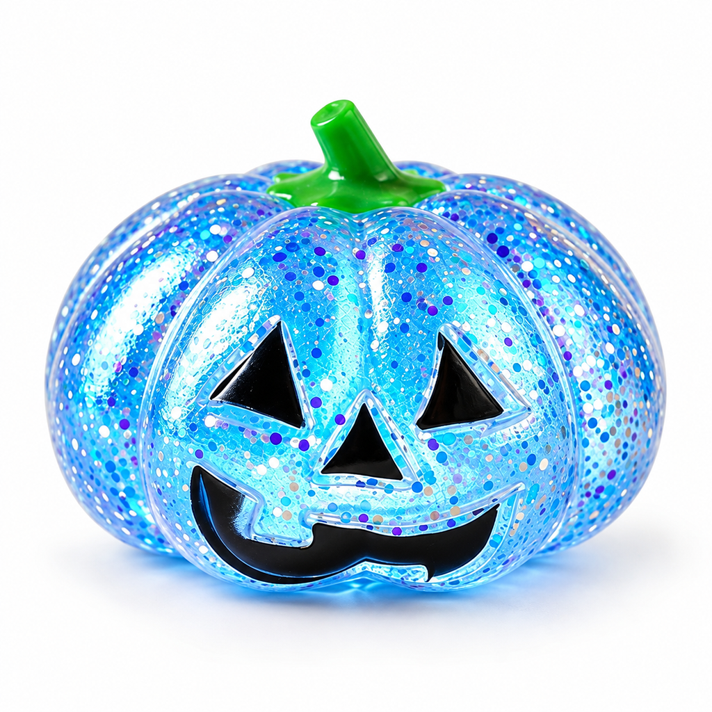 Halloween Ghost & Pumpkin Glitter Squeeze Toy