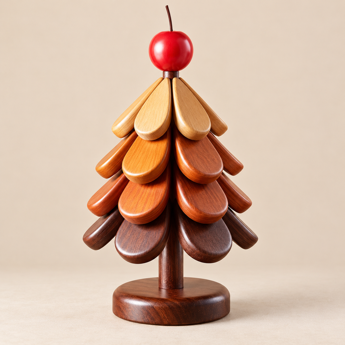 Christmas Tree Trivet Set with Display Stand