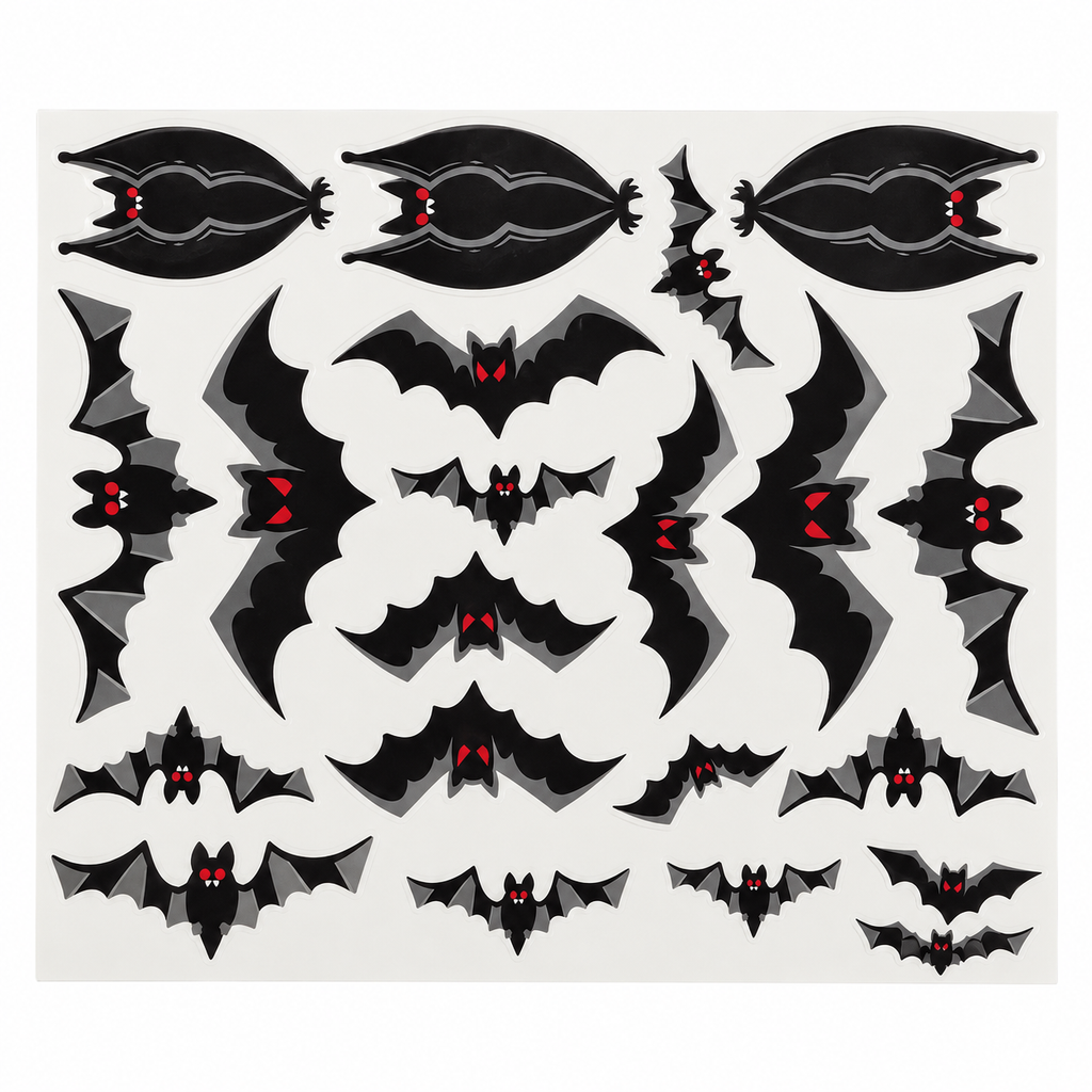 Halloween Static Window Cling Stickers