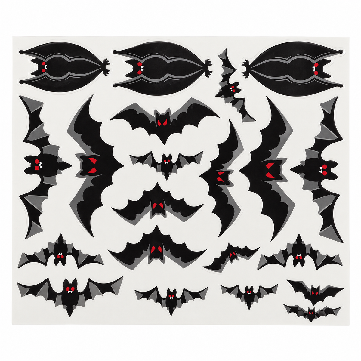 Halloween Static Window Cling Stickers