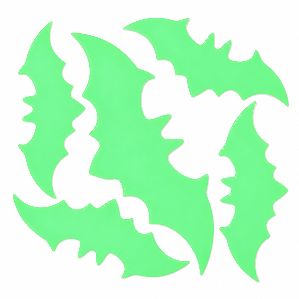 Glow-in-the-Dark Halloween Wall and Window Stickers