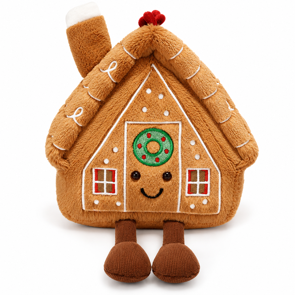 Gingerbread-Themed Plush Cushion Collection