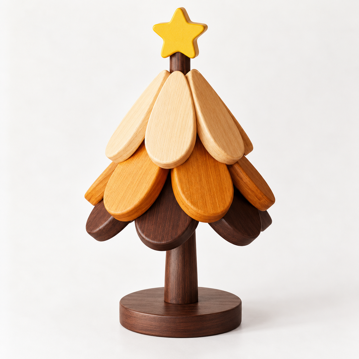 Christmas Tree Trivet Set with Display Stand