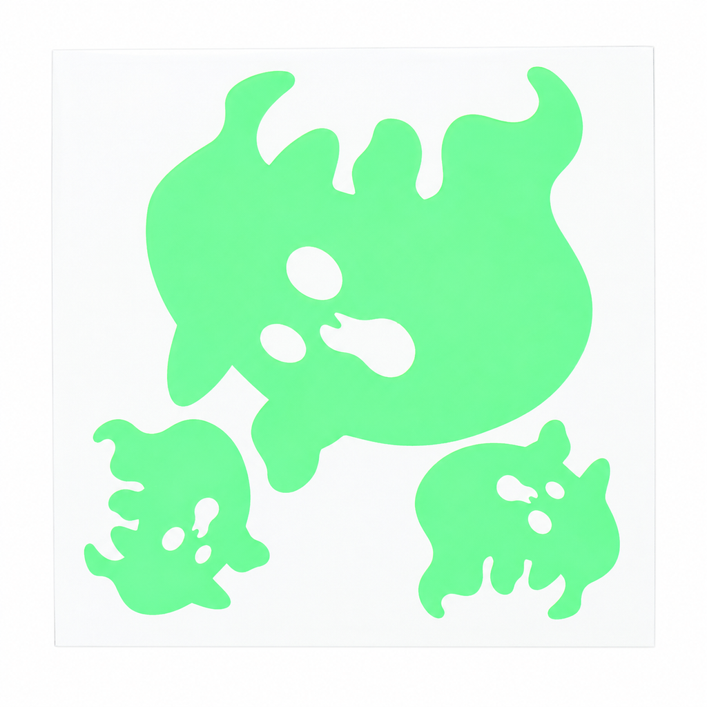 Glow-in-the-Dark Halloween Wall and Window Stickers