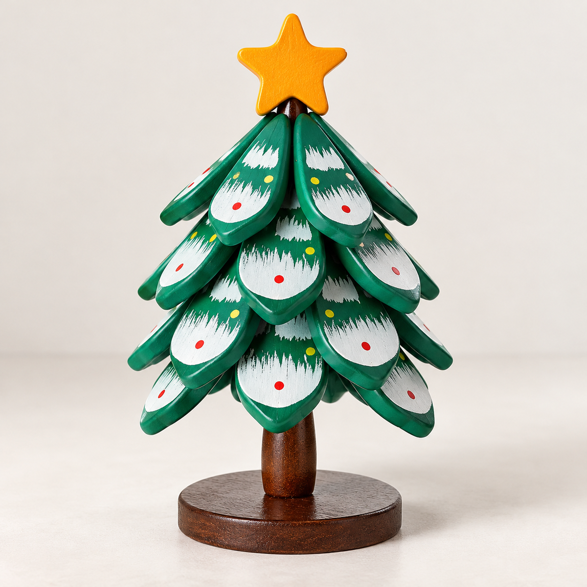 Christmas Tree Trivet Set with Display Stand