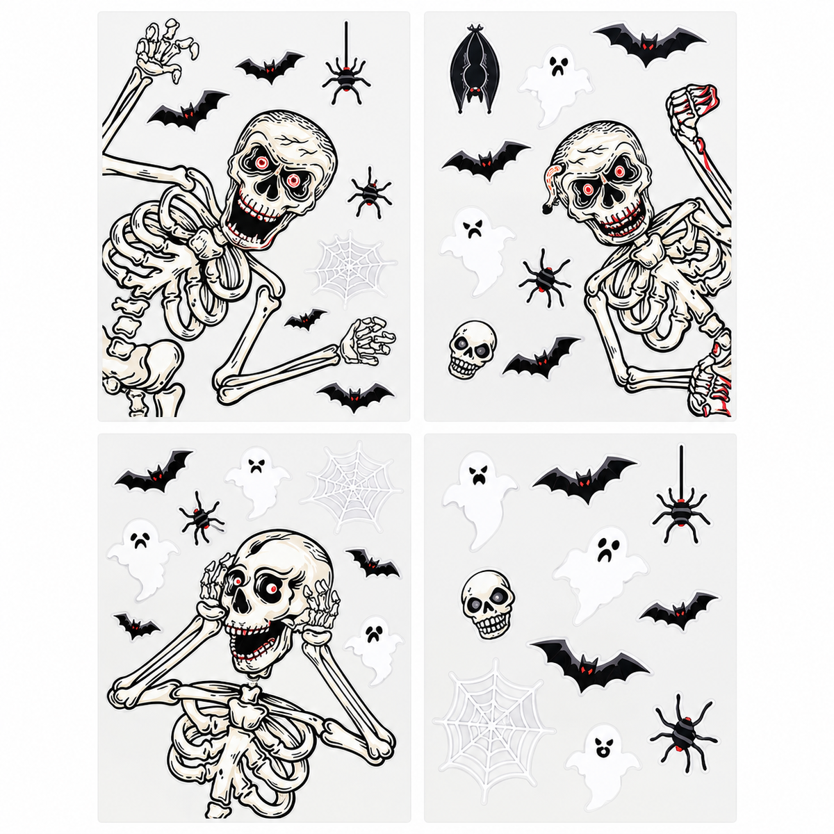Halloween Static Window Cling Stickers