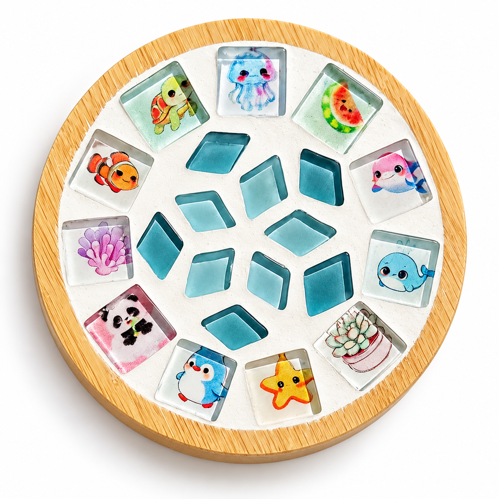 DIY Mosaic Coaster Craft Kit