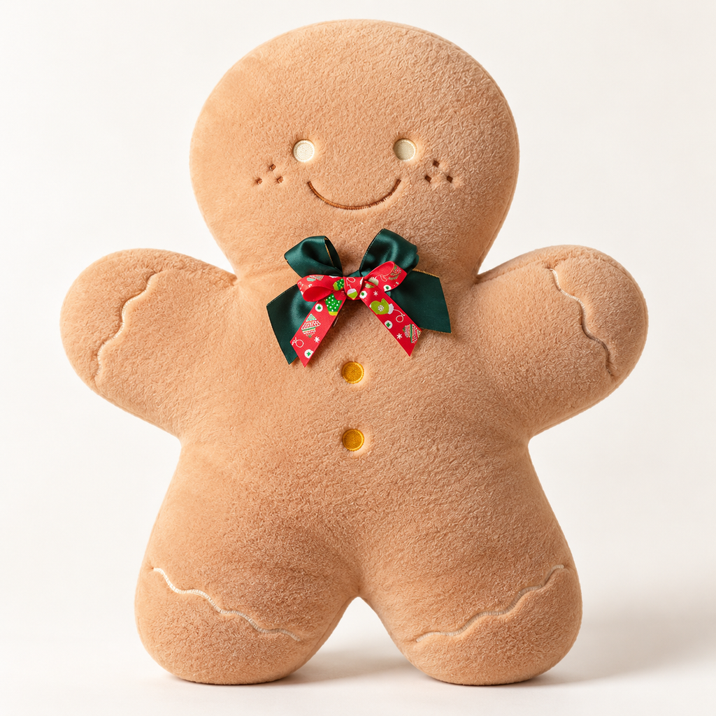 Gingerbread-Themed Plush Cushion Collection