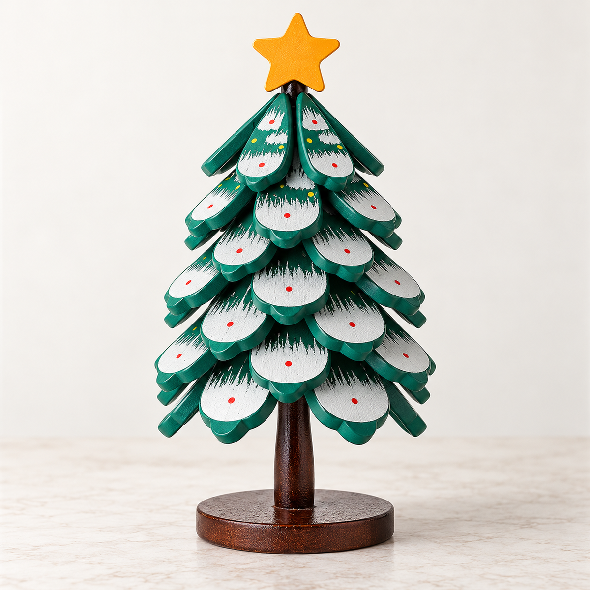 Christmas Tree Trivet Set with Display Stand