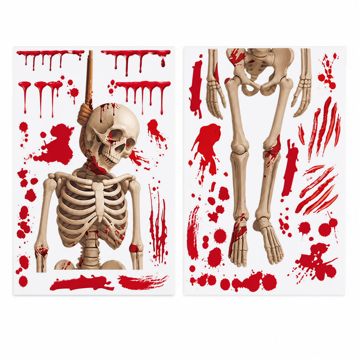 Halloween Static Window Cling Stickers