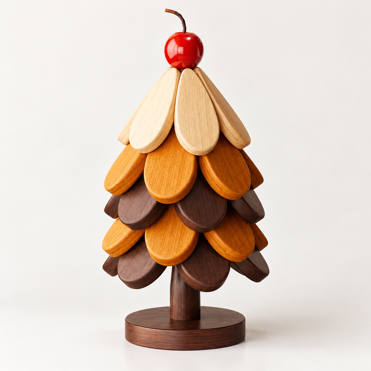 Christmas Tree Trivet Set with Display Stand