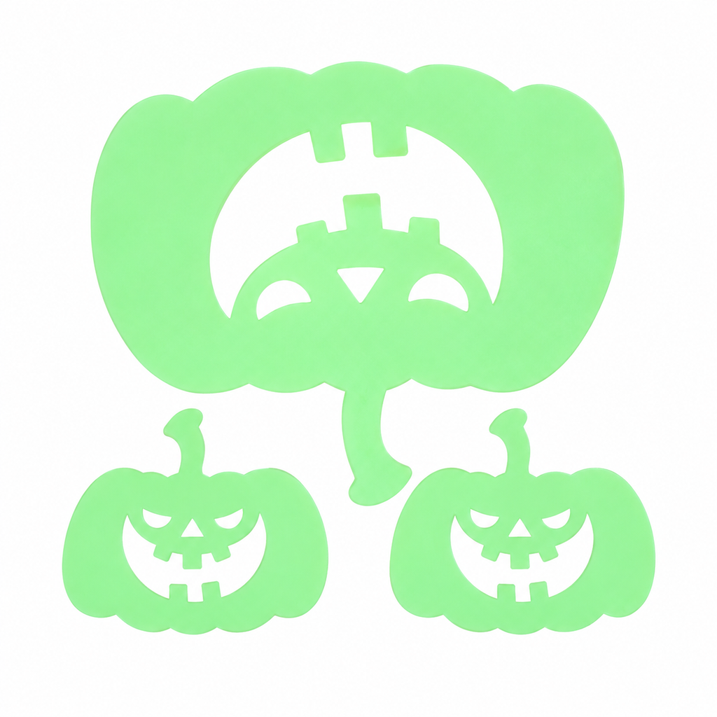Glow-in-the-Dark Halloween Wall and Window Stickers