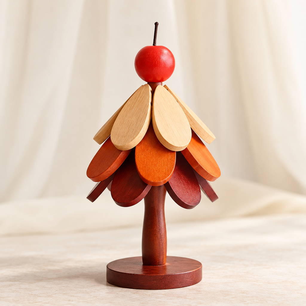 Christmas Tree Trivet Set with Display Stand