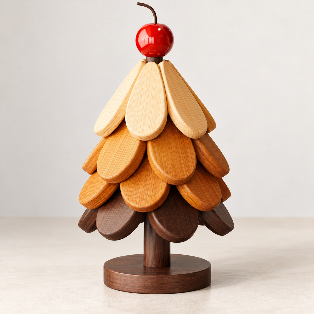 Christmas Tree Trivet Set with Display Stand