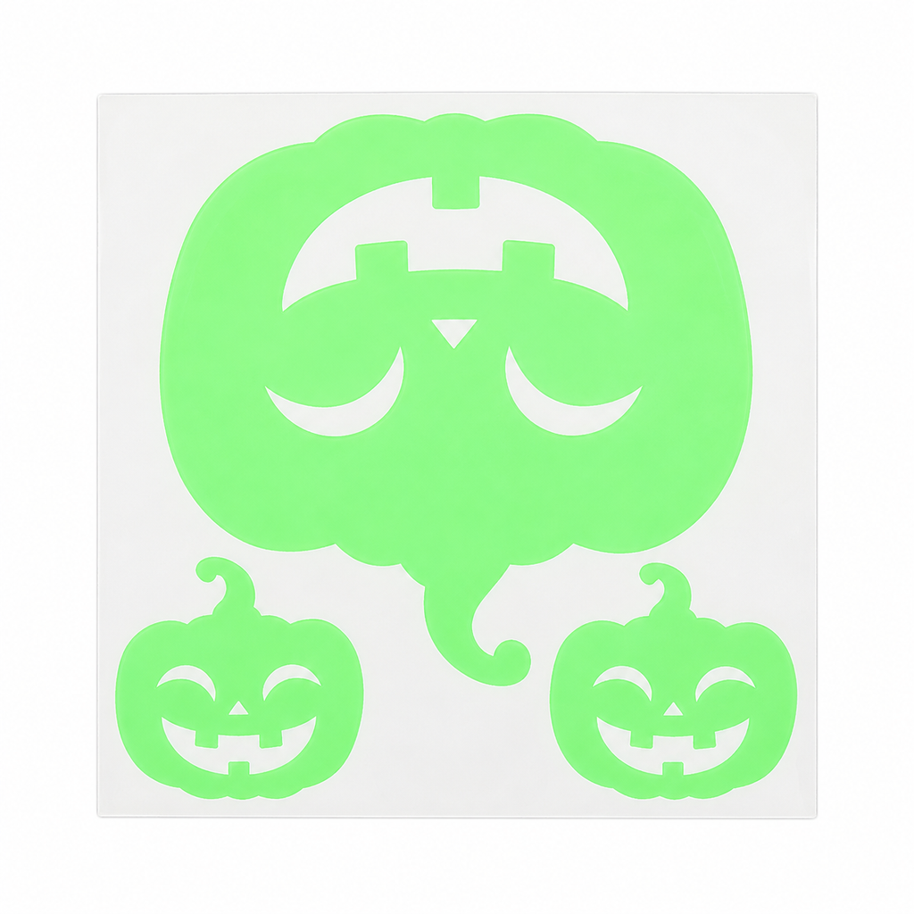 Glow-in-the-Dark Halloween Wall and Window Stickers