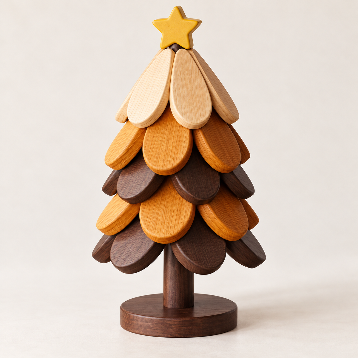 Christmas Tree Trivet Set with Display Stand