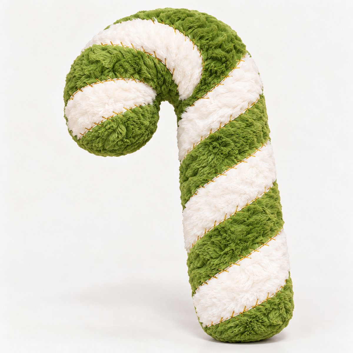 Christmas Tree Plush Cushion with Cartoon Eyes