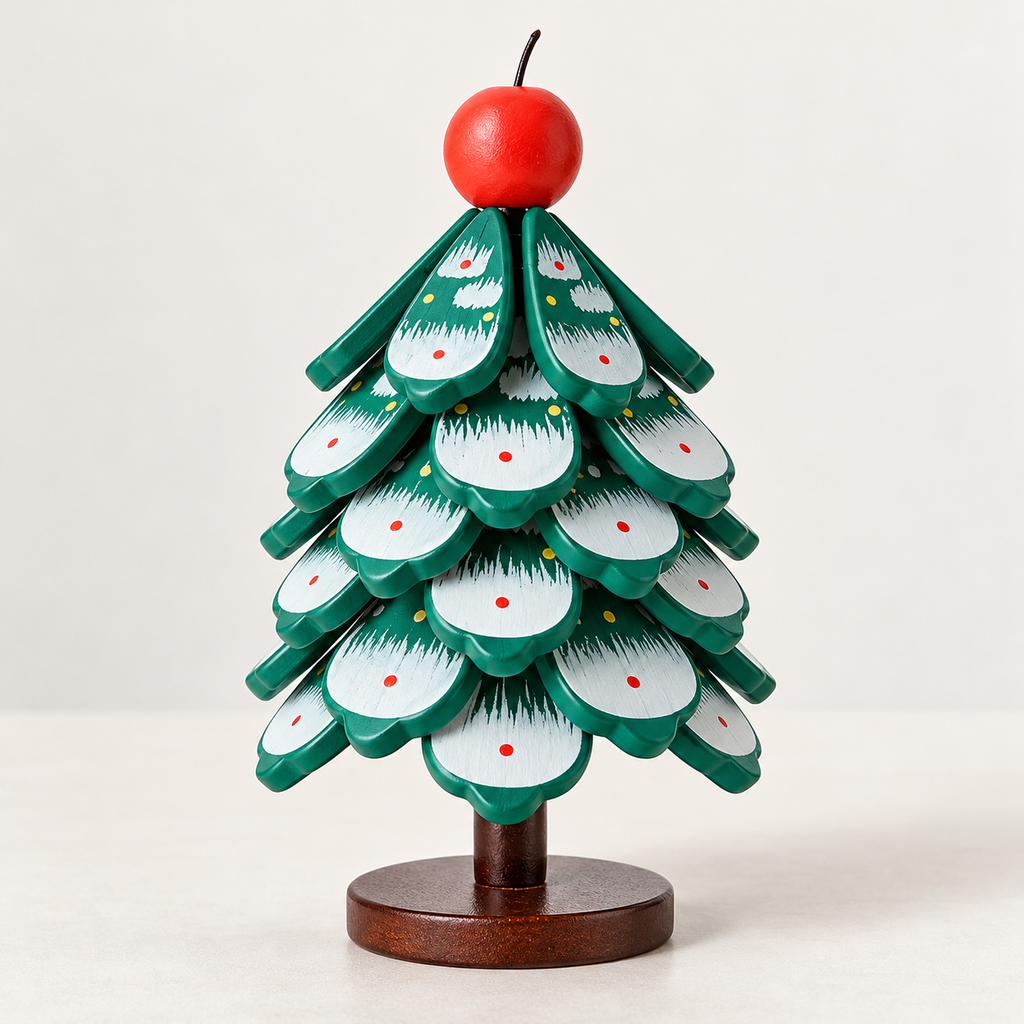 Christmas Tree Trivet Set with Display Stand